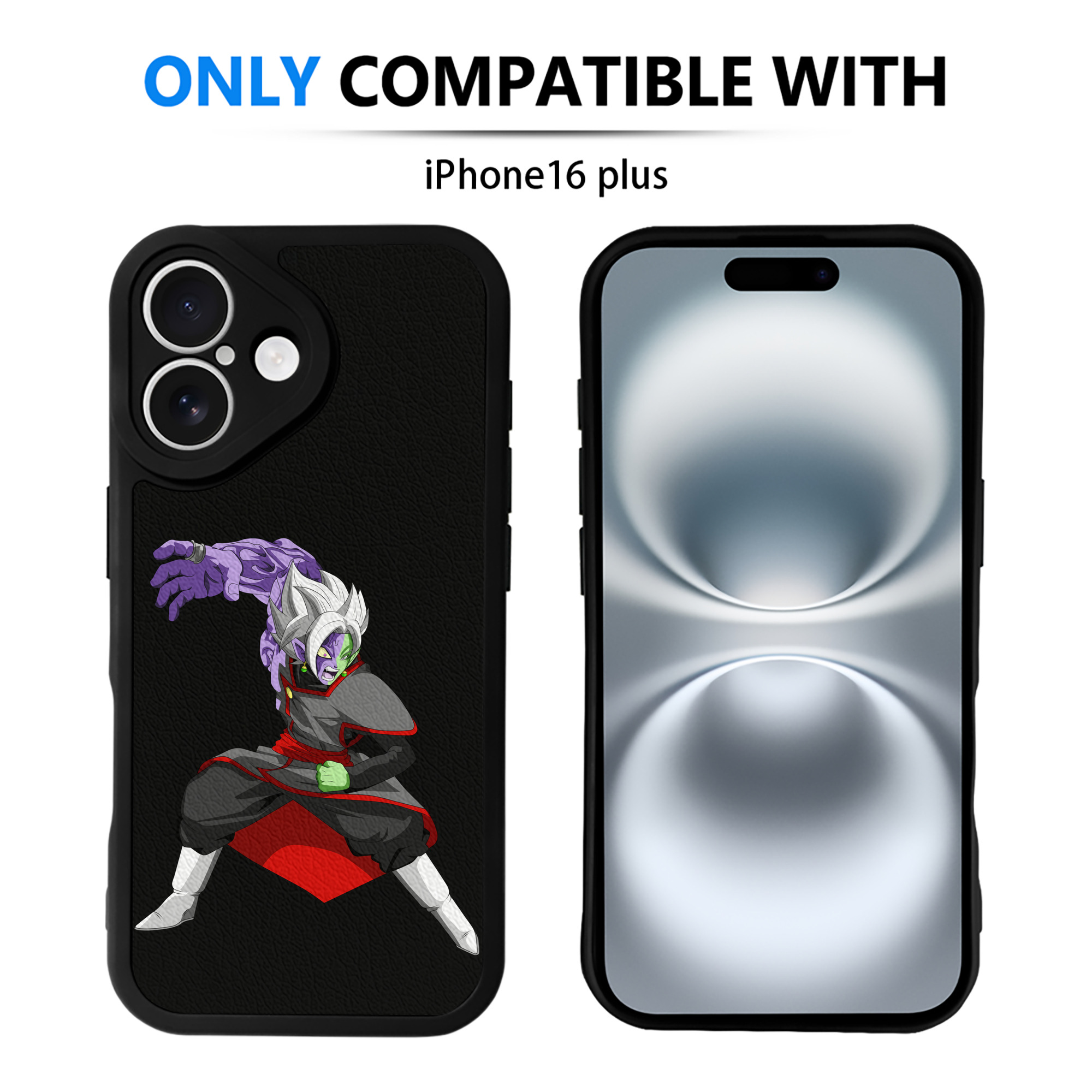 （画像用） ドラゴンボール ベジット DRAGON BALL Vegetto 【iPhone 16シリーズ対応】シリコンスマホケース（レザー調） 材質：シリコン